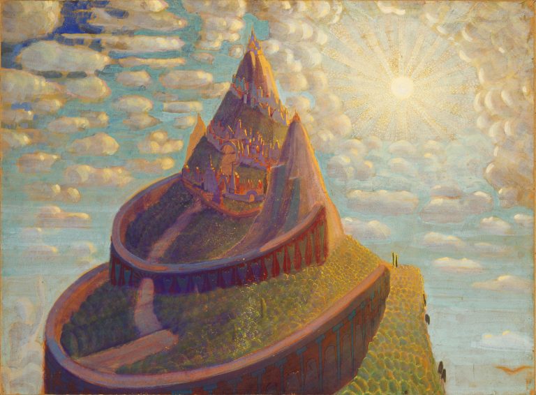 Fairy-Tale-(Castle-Fairy-Tale).-(1909),-tempera-op-karton